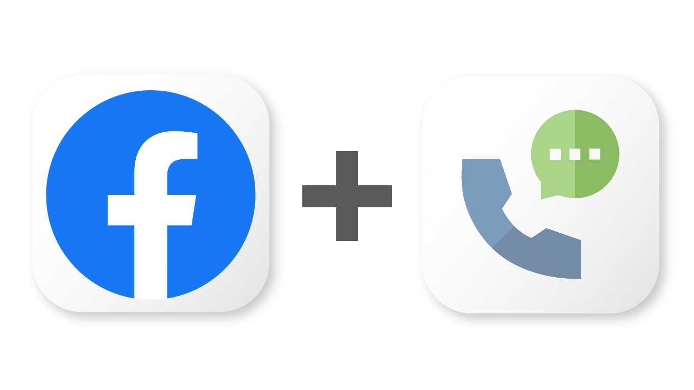 Proline crm's logo plus facebook's logo, indicating that you can connect the two with zapier.