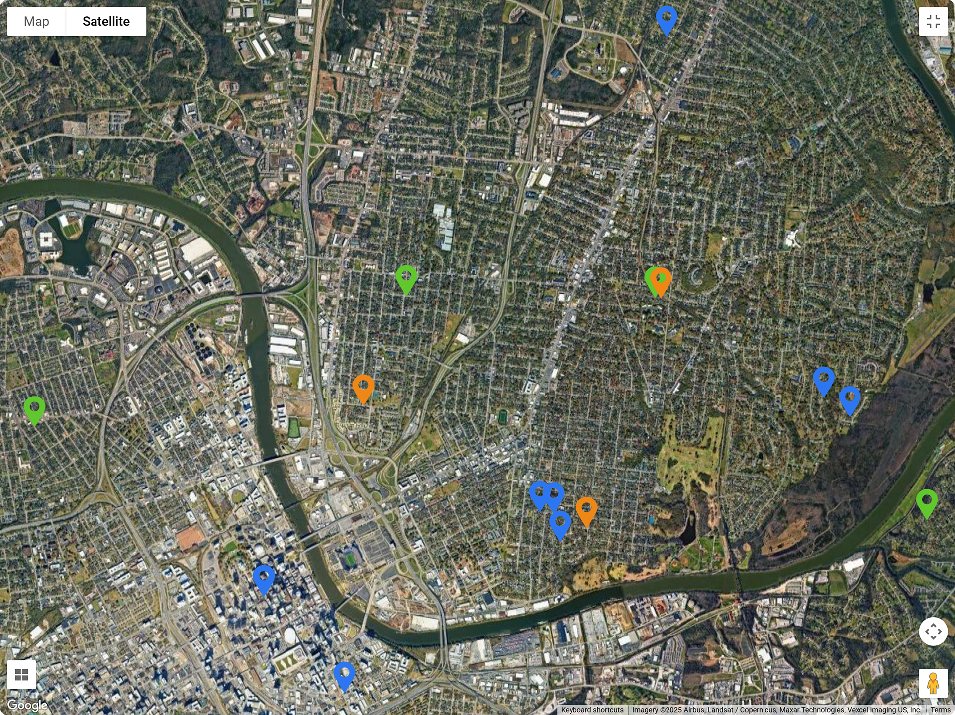 A screenshot of proline's map report