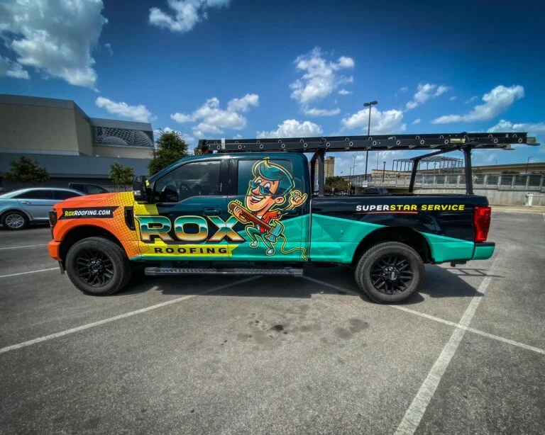 7 Roofing Truck Wrap Ideas That Turn Heads In 2025 3 Image 16 roofing followup