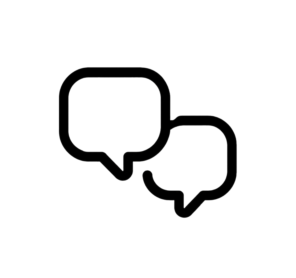 Chat bubble icon 1 roofing followup
